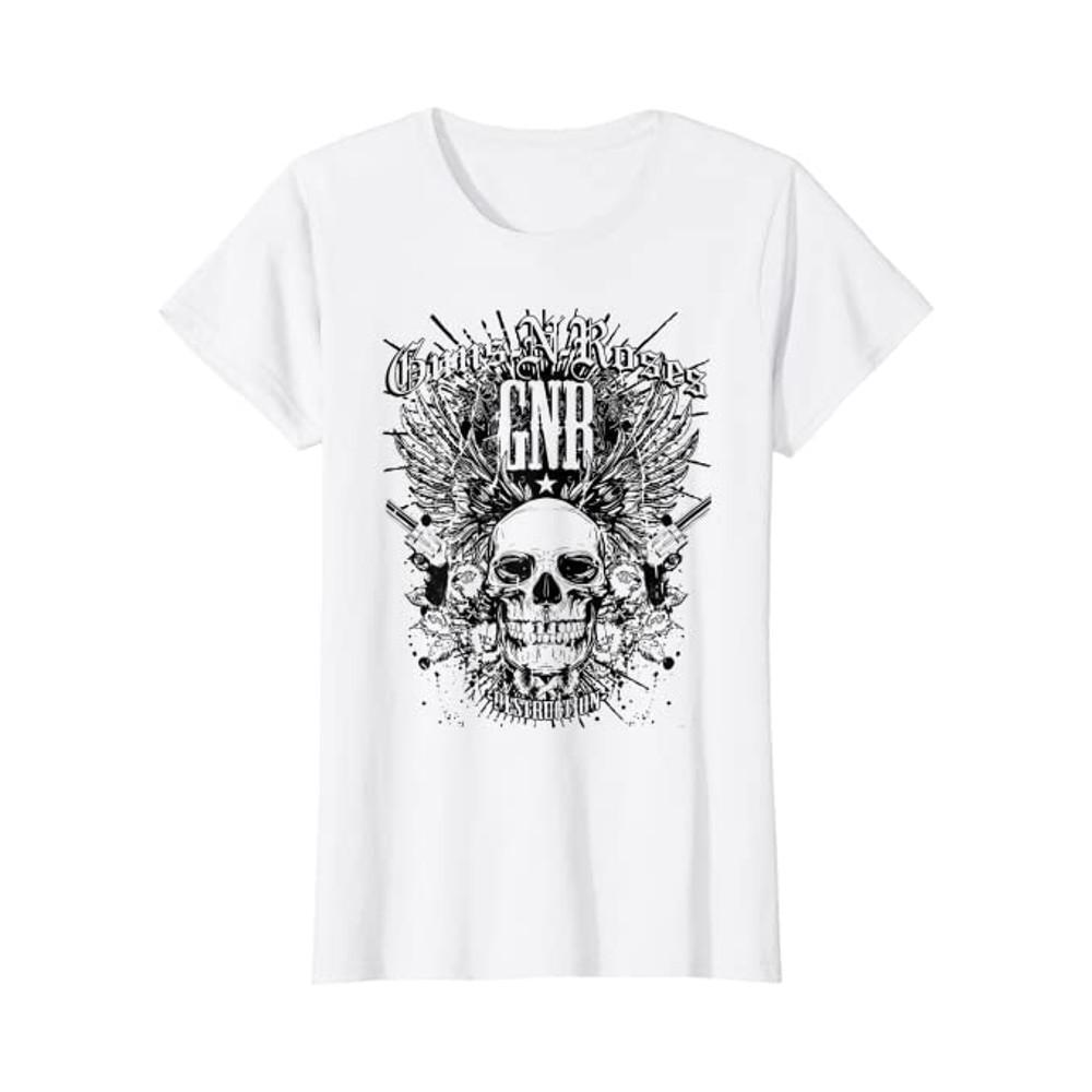 Guns N Roses Destruction White Womens T Shirt